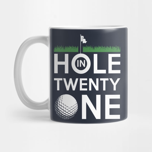 Hole in 21 Bad Golfer Funny Design by 4Craig